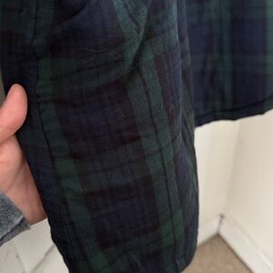 LL Bean Women's Scotch Plaid Flannel Shirt, Sherpa-Lined Zip Hoodie